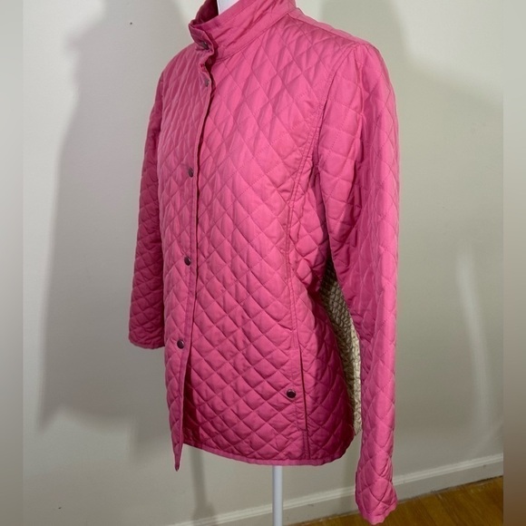 Sigurd Olsen sport sz sm quilted lightweight jacket in deep pink, lt pink - Picture 3 of 13